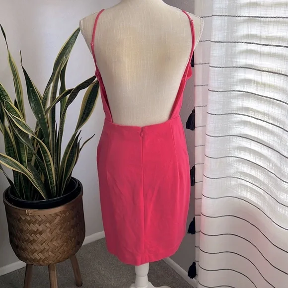 Victoria’s Secret Backless Mini Dress | Size 12 | Hot Pink - Picture 3 of 8